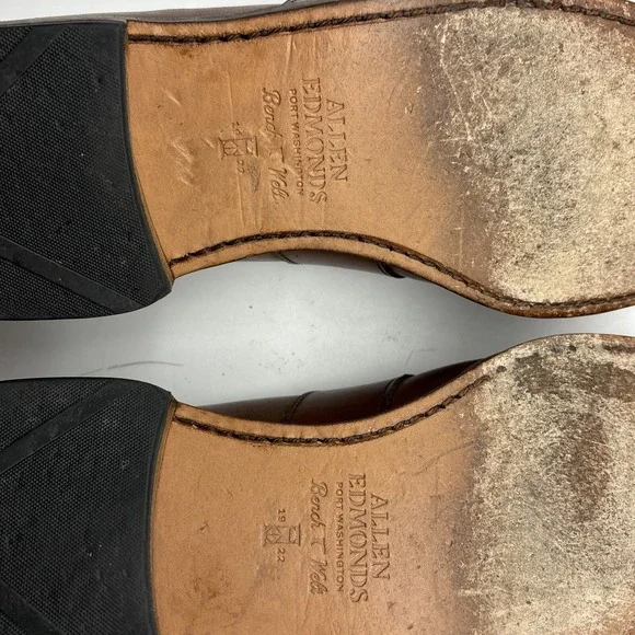 Allen Edmonds Randolph Bench Welt Penny Loafers- Size 12 2A Brown